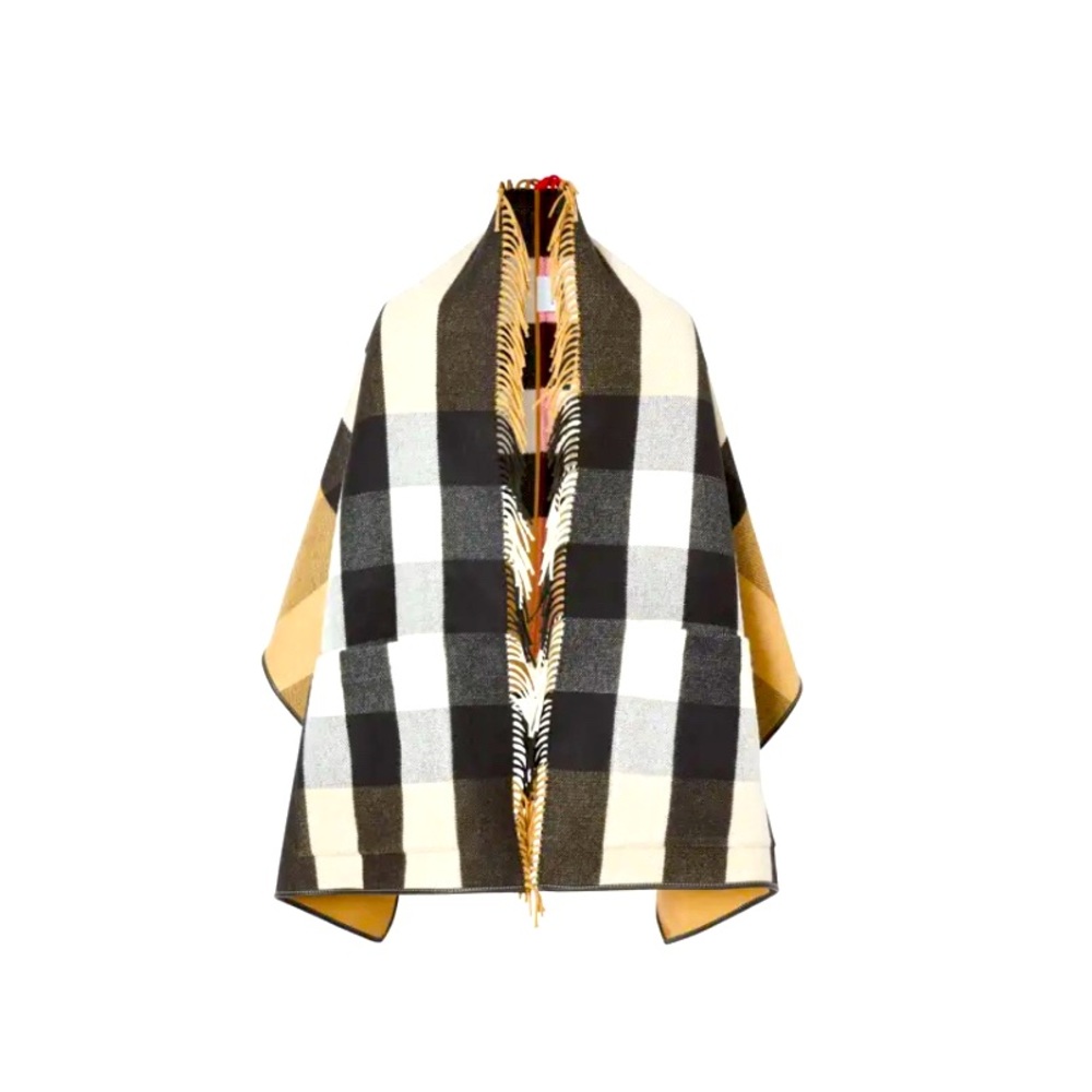 Burberry Cashmere and Wool Poncho/Cape
New Without Tags